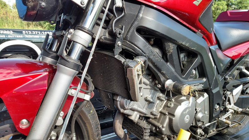 Tis but a scratch...and a broken radiator